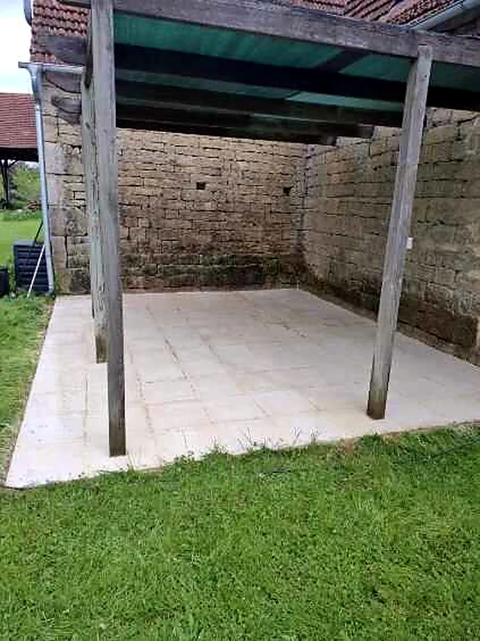 Chape béton réalisée à Gramat